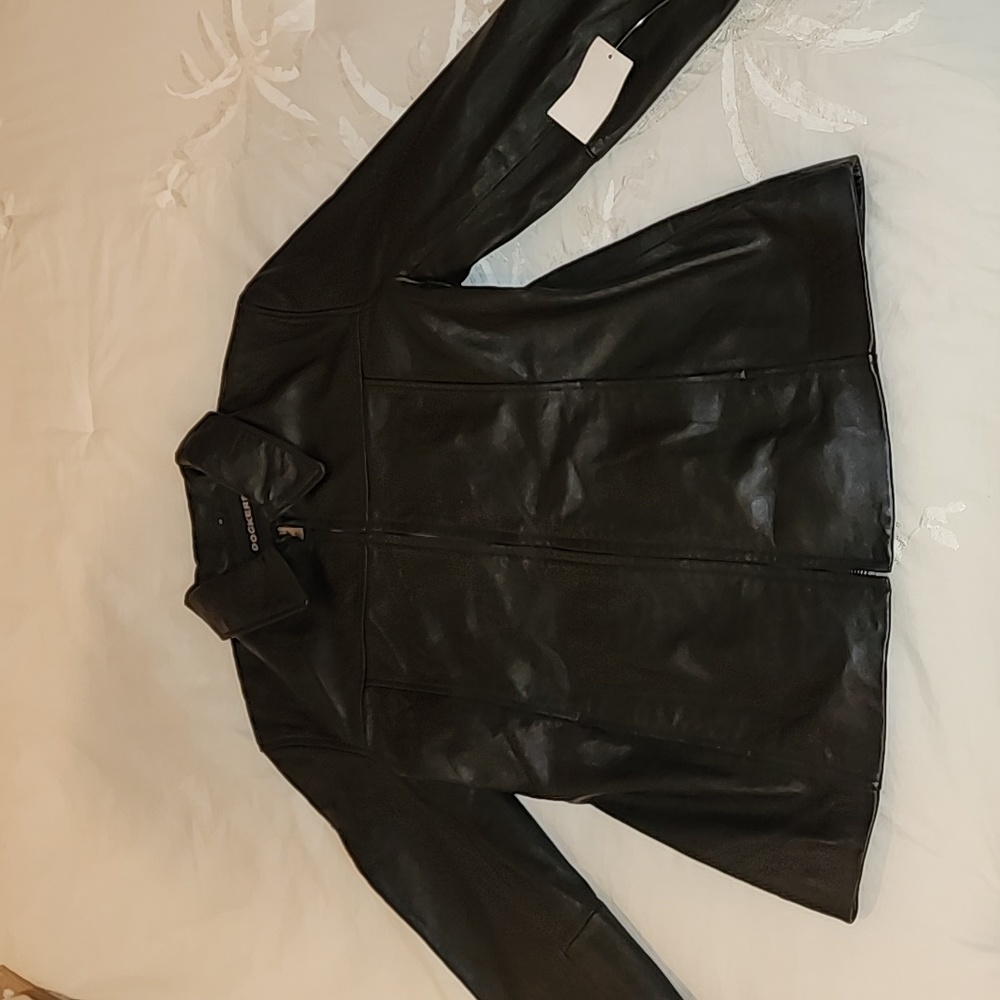 NWT!!! Dockers Mens leather jacket
